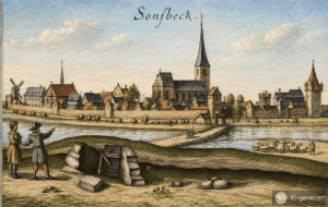 Sonsbeck im 17.Jahrhundert (KI generiert)